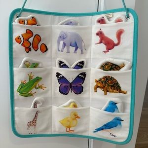 Lovevery quilted critter pockets